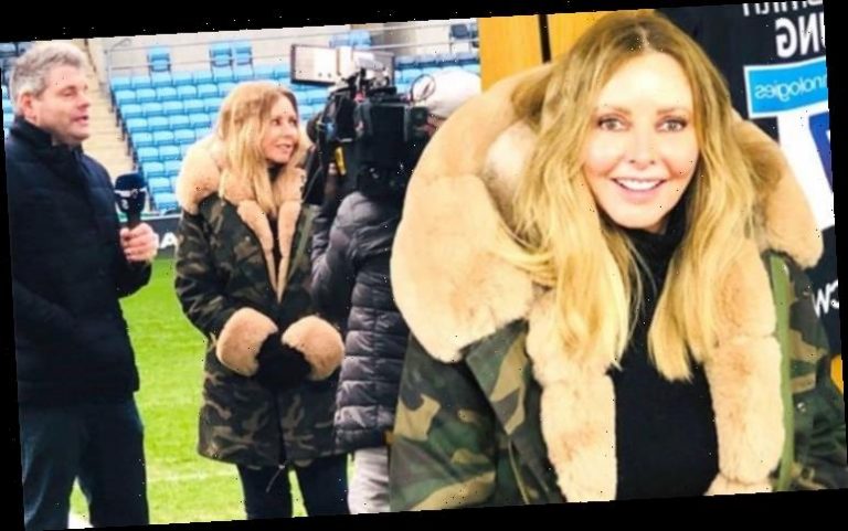 Carol Vorderman Countdown Stars ‘furry Outfit Causes A Stir With