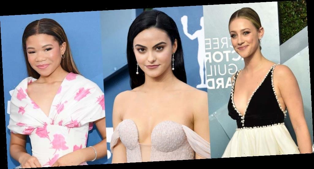 Riverdale Stars Lili Reinhart Camila Mendes Step Out At Sag