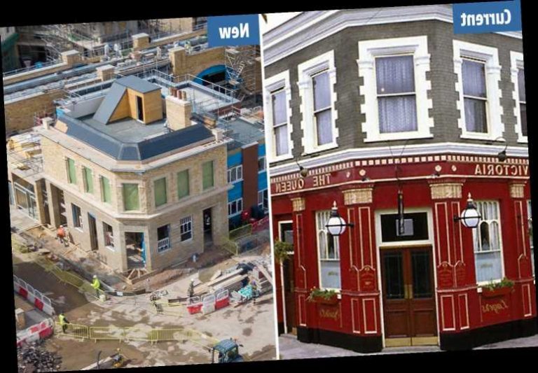 EastEnders’ upgraded Queen Vic pub is finally revealed as work on the £